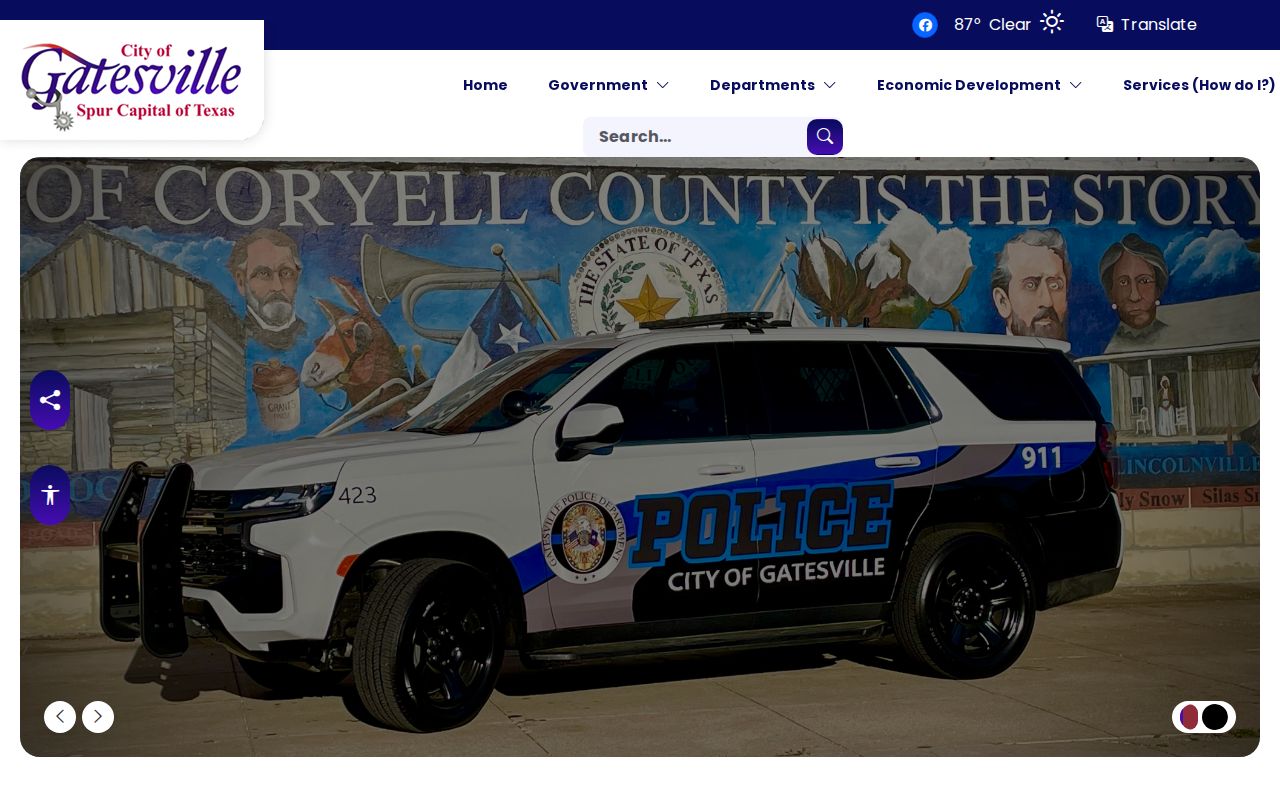 Gatesville criminal records police public records request page